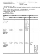 Đề kiểm tra học kì I  năm học 2015 -2016 môn Địa lí 7 thời gian 45 phút